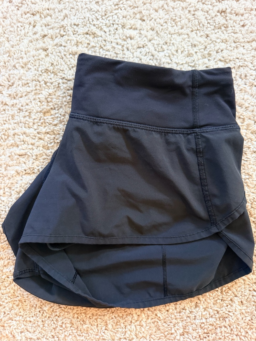 lululemon athletica Black Athletic Skort